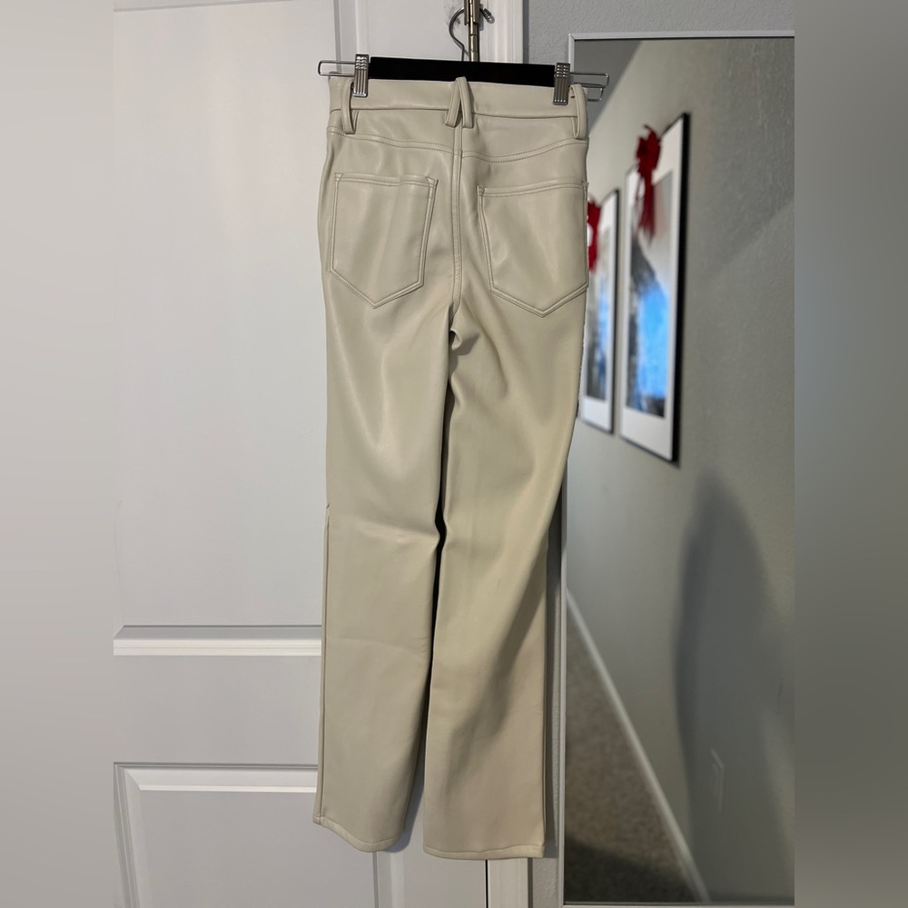 Good American Better Than Leather Pants in Off White - Picture 8 of 8